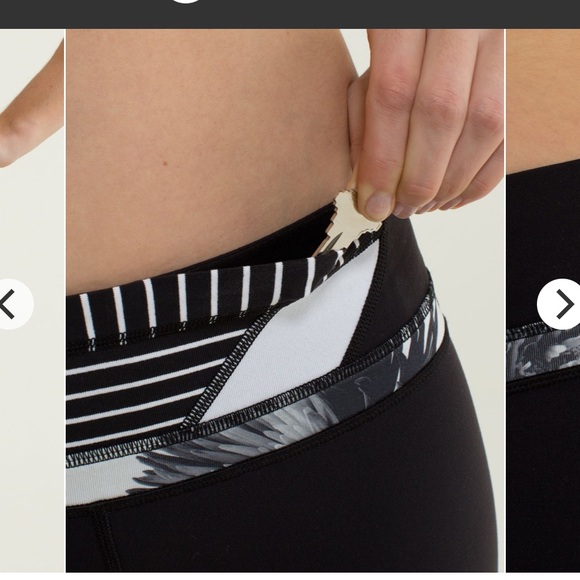 Lululemon-Groove Short- Sz 8- Reversible Bike Short- 5” Inseam- Black & White - Picture 8 of 11